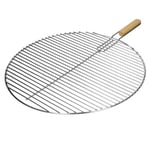 Grille barbeque en acier inoxydable BBQ grillage foyer cuisson ronde 54,5 cm