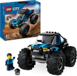 LEGO City Blue Monster Truck Toy for 5 Plus Year Old Boys & Girls, Vehicle Set a