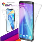 Coque silicone gel fine 360 integrale (avant et arriere) pour Samsung Galaxy S8 Plus 6.2"  + film ecran - TRANSPARENT - Yuan Yuan