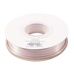 Vaessen Creative Ruban Satin - Beige - 100 m x 3 mm - Bolduc - Biais de Couture - pour Cadeau, Emballage, Bouquet Mariage, Cheveux et Ballon