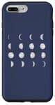 Coque pour iPhone 7 Plus/8 Plus 12 phases de lune astronomie ciel nocturne Meme