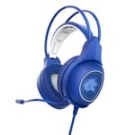 Energy Sistem Gaming Headset ESG 2 Sonic Casque Gamer (LED Light, Boom Mic, contrôle du Volume, Bandeau réglable) Bleu