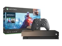 Xbox One X Gold Rush Special Edition 1 To Battlefield V Bundle