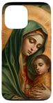 iPhone 13 Pro Max Blessed Virgin Mary Jesus Christian Case