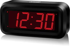 Digital  Alarm  Clock  Battery  Operated  Powered  Only  with  Constantly  Big