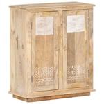 AUCUNE Buffet bahut armoire console meuble de rangement - contemporain commode 64x30x75 cm Bois manguier massif♫2415