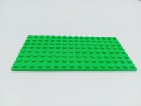 LEGO 8x16 BRIGHT GREEN Base Plate Baseplate - 8x16 STUDS (PINS)  - Brand New