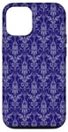 Coque pour iPhone 12/12 Pro Bleu damassé