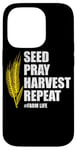 iPhone 14 Pro Seed Pray Harvest Repeat Farming Farmer Life Men Women Case