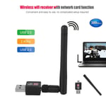 300Mbps Usb 2.0 Wifi Adapter Wireless Ethernet  Card AC Signal 2.4Ghz TOG