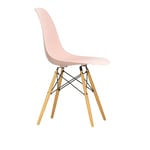 Vitra - Eames Plastic Chair DSW - 41 Pale Rose - Golden Maple - Matstolar - Charles & Ray Eames - Rosa - Metall/Trä/Plast