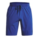 Under Armour Project Rock Mens Blue Snap Shorts - Size Small