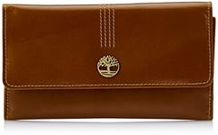 Timberland womens Leather Rfid Flap Cluth Organizer Wallet, Cognac (Buff Apache), One Size UK