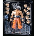 Anime Dragon Ball Figur Son Goku Figur SHF Super Vit Hårig Son Goku PVC Actionfigur Modelldocka Leksak Figur Samlarobjekt Present Till Barn White