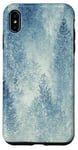 iPhone XS Max Blue Winter Tree Pattern Case