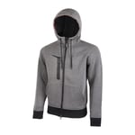 Veste en sweat Tasty taille L gris météorite U.POWER