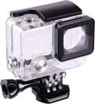 Flycoo étui Boîtier étanche avec Objectif pour GoPro Hero 3+ Hero 4 Caméra d'action avec Vis de Fixation et Base Protection sous-Marine 45M/148ft.[G2531]