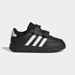 adidas Breaknet Lifestyle Court Two-Strap Hook-and-Loop Shoes Kids