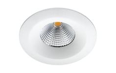 SG Armaturen Uniled Isosafe Downlight Hvit, 2700K, 8.5W - 3100544