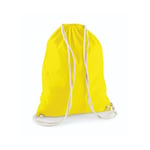 Westford Mill Cotton Gymsack - ryggsäck - Yellow - One Size