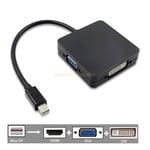 Mini Display Port DP to HDMI VGA DVI Converter for Microsoft surface pro 3 2 1