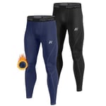 MEETWEE Pantalon Thermique Homme, sous-Vêtements Thermique Caleçon Long Collant Chaud Compression Base Layer Legging