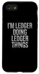 Coque pour iPhone SE (2020) / 7 / 8 Je suis Ledger qui fait Ledger Things Funny Vintage