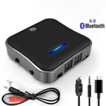 Bluetooth 5.0 Wireless Audio Adapter 2 In 1 Wireless Transmitter Digital Optical Tv Receiver Spdif Bluetooth Audio Receiver With Csr8675 Aptx-Hd.