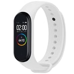 Bracelet Xiaomi Mi Band 4,Xiaomi Mi Band 3 iMOSHION® Siliconen bandje inkliksysteem ronde sluiting Blanc