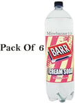 Barr American Cream Soda Fizzy Soft Drink Bottles - 2 Litre - Pack of 6