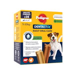 Pedigree DentaStix Daily Oral Care – Bâtonnets à mâcher pour petit chien – Pour une bonne hygiène bucco-dentaire – 16 sachets de 7 sticks