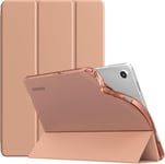 Coque Compatible Avec Samsung Galaxy Tab A9+/A9 Plus 11"" 2023 Sm-X210/X216/X218, Étui De Protection Arrière En Tpu Translucide Givré Pour Tout Nouveau Galaxy Tab A9+, Pamplemousse