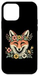 Coque pour iPhone 12 mini Couronne de fleurs de renard