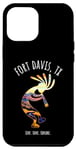 Coque pour iPhone 12 Pro Max Fort Davis Texas USA Motif Kokopelli dansant