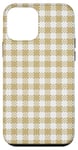 Coque pour iPhone 12 mini Nappe simple beige à motif sans couture