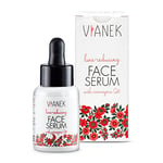 VIANEK Sérum facial anti-rides. Sérum visage pour peau mature, réduit les rides et améliore la résistance et l'élasticité de la peau. Cosmétique naturel végétalien pour homme et femme taille 30 ml.