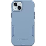 OtterBox iPhone 15 Plus and iPhone 14 Plus Commuter Series Case - CRISP DENIM (Blue), slim & tough, pocket-friendly, with port protection