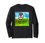 Whimsy in the Field, Funny, eccentric, fanciful Long Sleeve T-Shirt