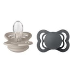 BIBS Supreme Silicone Symmetrica 2 pack - flera storlekar