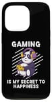 Coque pour iPhone 13 Pro Le jeu Kawaii Panda est mon secret pour trouver le bonheur