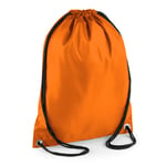 BagBase Budget Vattentålig Sport Gymsac Dragsnöre Väska (11 Orange One Size