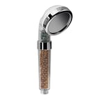 Gedy G-Top 04 Douchette 1 Jet Chrome Pure Pommeau de Douche ABS avec Finition chromée, 5 Ans de Garantie, Design R&S, Filtre de Douche Anti-Sable Inclus, Unique