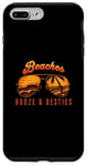 Coque pour iPhone 7 Plus/8 Plus Beaches Booze & Besties Lunettes de soleil aviateur