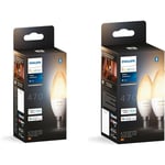 White Ambiance, lot de 3 ampoules connectées E14 - Philips Hue