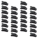 100 Pcs Headphone Cable Clip Earpiece Anc Headphones Multifunction