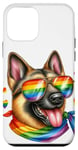 Coque pour iPhone 12 mini Chiot LGBT Shepherd Pride, chien arc-en-ciel, LGBT, LGBTQ Love Pride