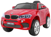 BMW X6M sähköauto lapsille, punainen