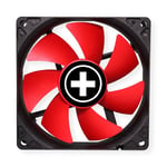 Xilence XPF92.R 92mm Ventilateur de boîtier, 3PIN, rouge/noir