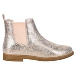 TOMS Charlie Boot, Gold Crackle Foil, 3.5 UK