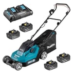 Tondeuse à gazon MAKITA DLM382PF4 38cm 2x18V (4 x 3,0 Ah)